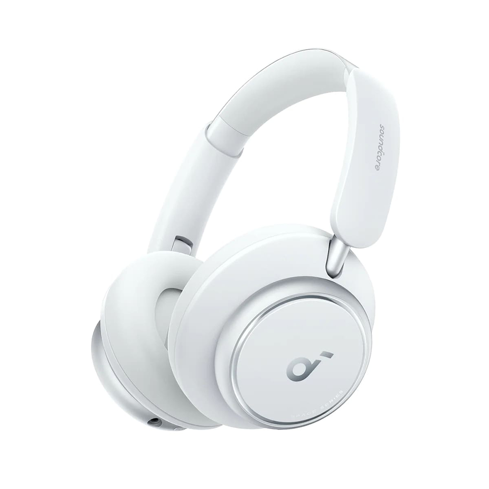On-Ear Bluetooth 5.3, шумопотискане, USB-C слушалки - Anker Space Q45 (A3040G21) - Бял