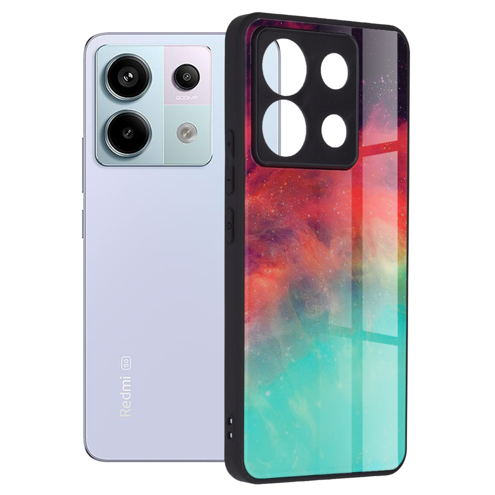 Калъф за Xiaomi Redmi Note 13 Pro 5G / Poco X6 - Techsuit Glaze Series - Fiery Ocean