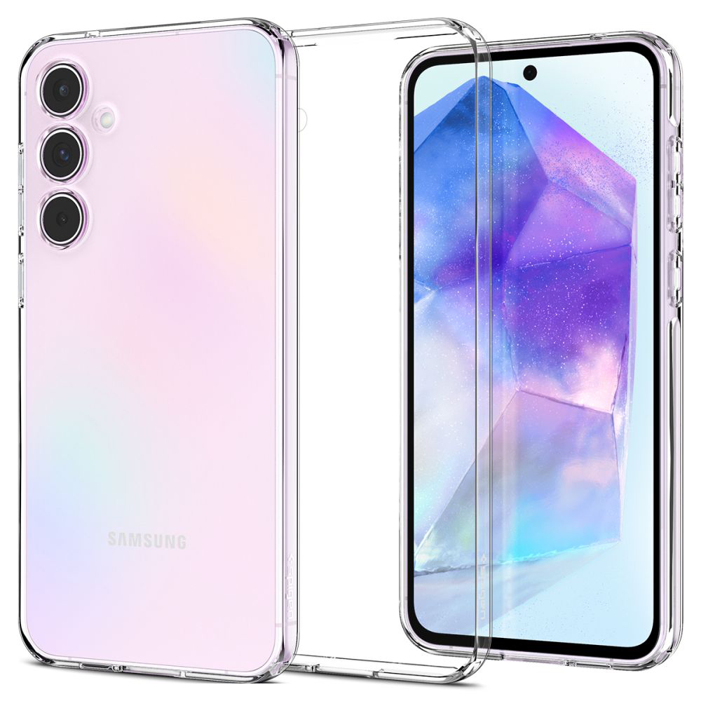 Калъф за Samsung Galaxy A55 5G - Spigen Liquid Crystal (ACS07537) - Прозрачен