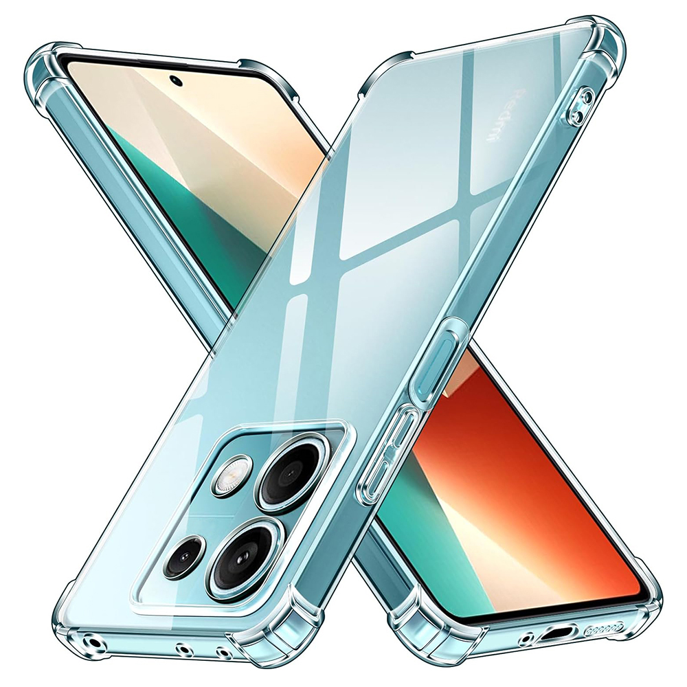 Калъф за Xiaomi Redmi Note 13 Pro 4G / Poco M6 Pro 4G - Techsuit Удароустойчив Прозрачен силикон - Прозрачен