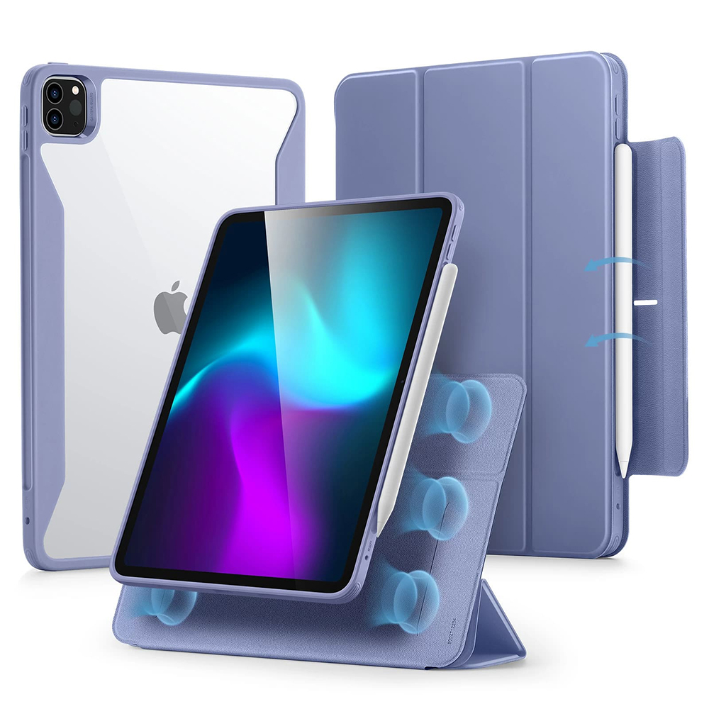 Калъф за iPad Pro 11 (2024) / iPad Pro 11 (2025) - ESR Rebound Hybrid - лавандула