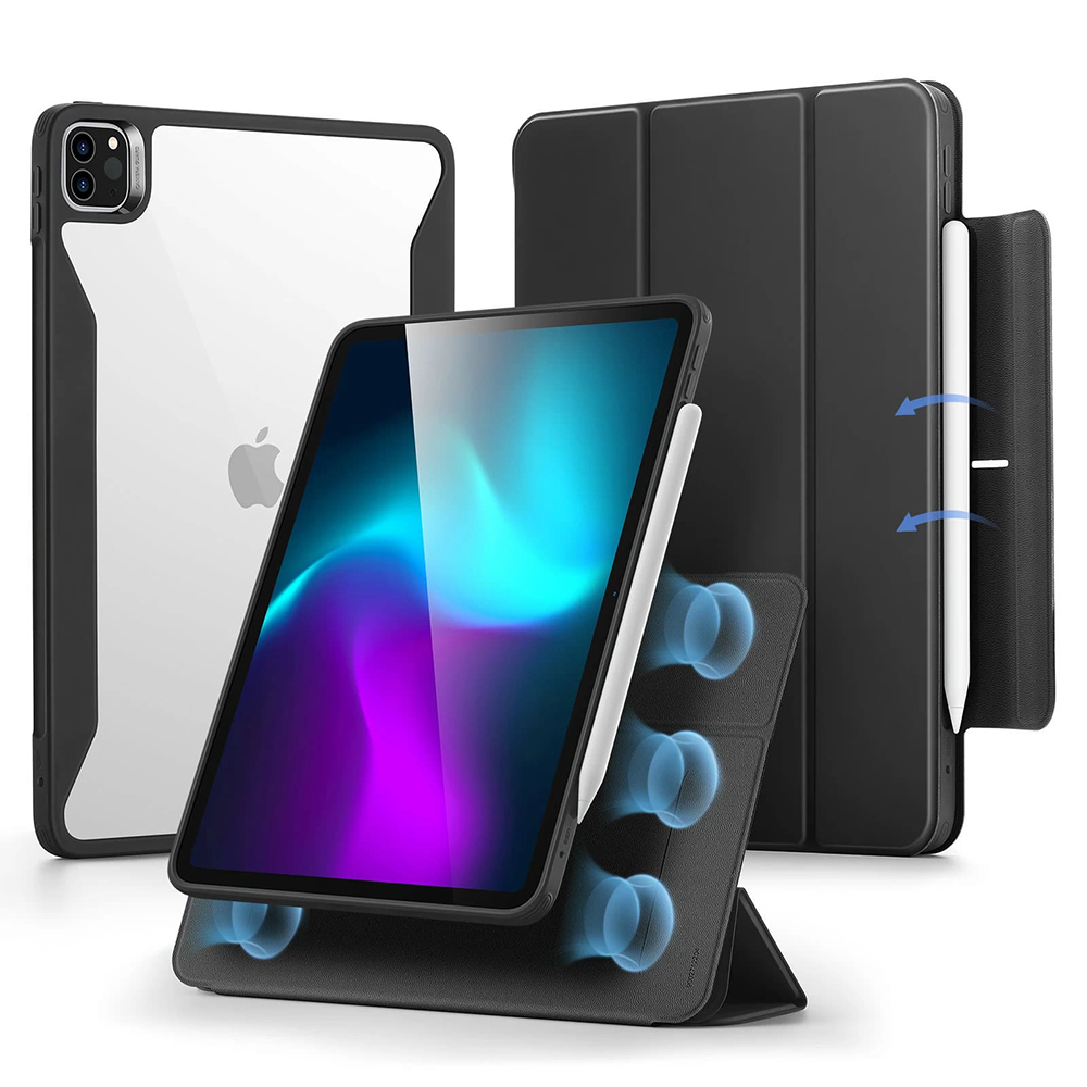 Калъф за iPad Pro 11 (2024) / iPad Pro 11 (2025) - ESR Rebound Hybrid - Черен