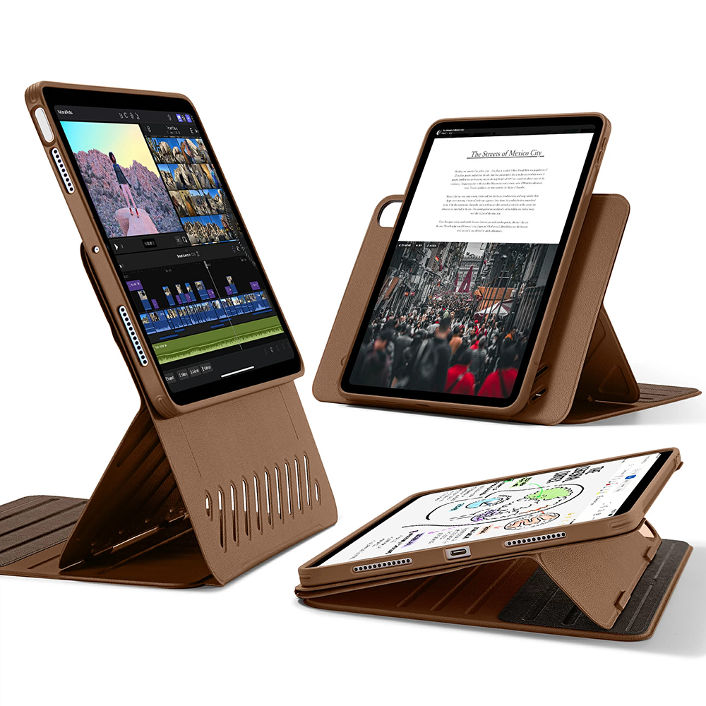Калъф за iPad Air 13 (2024) / Air 13 (2025) / Air 13 (2026) - ESR Shift Magnetic - Кафяв