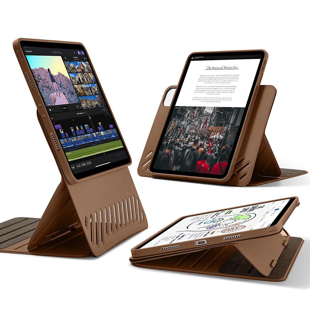 Калъф за iPad Pro 11 (2024) / iPad Pro 11 (2025) - ESR Shift Magnetic - Кафяв