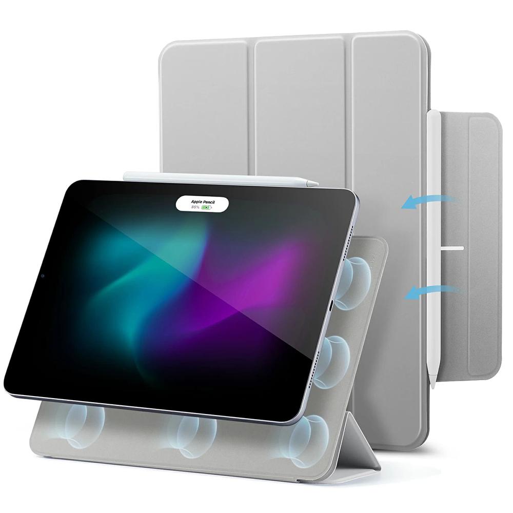 Калъф за iPad Pro 11 (2024) / iPad Pro 11 (2025) - ESR Rebound Magnetic - Сив