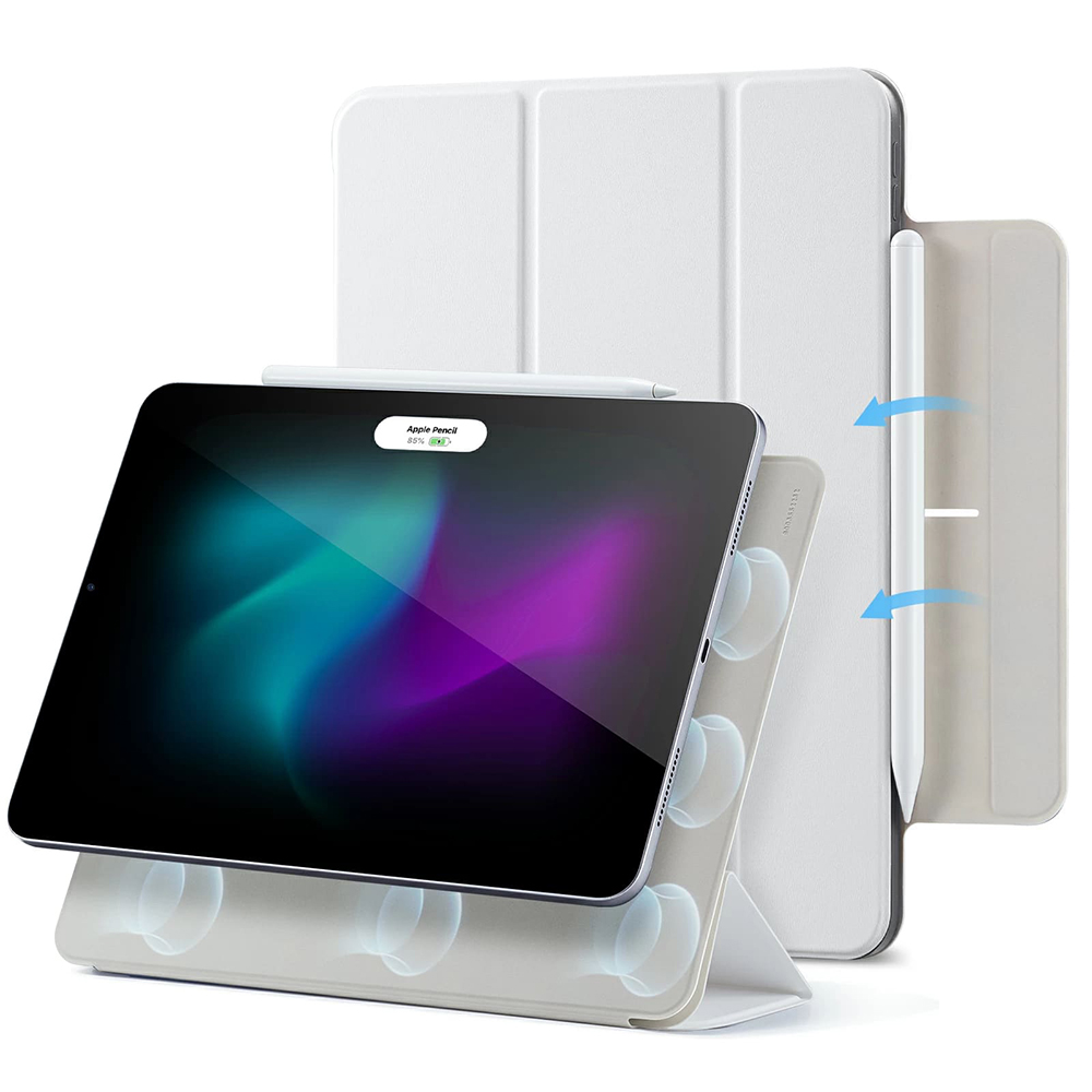 Калъф за iPad Pro 11 (2024) / iPad Pro 11 (2025) - ESR Rebound Magnetic - Бял