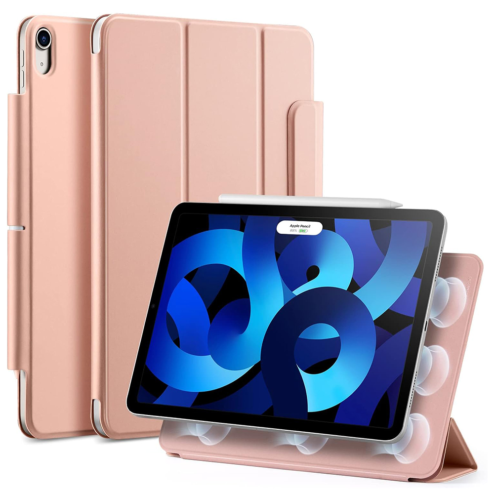 Калъф за iPad Pro 11 2018 2018 / Air 4 / 5 / 11 (2020/2022/2024) - ESR Rebound Magnetic - Розов