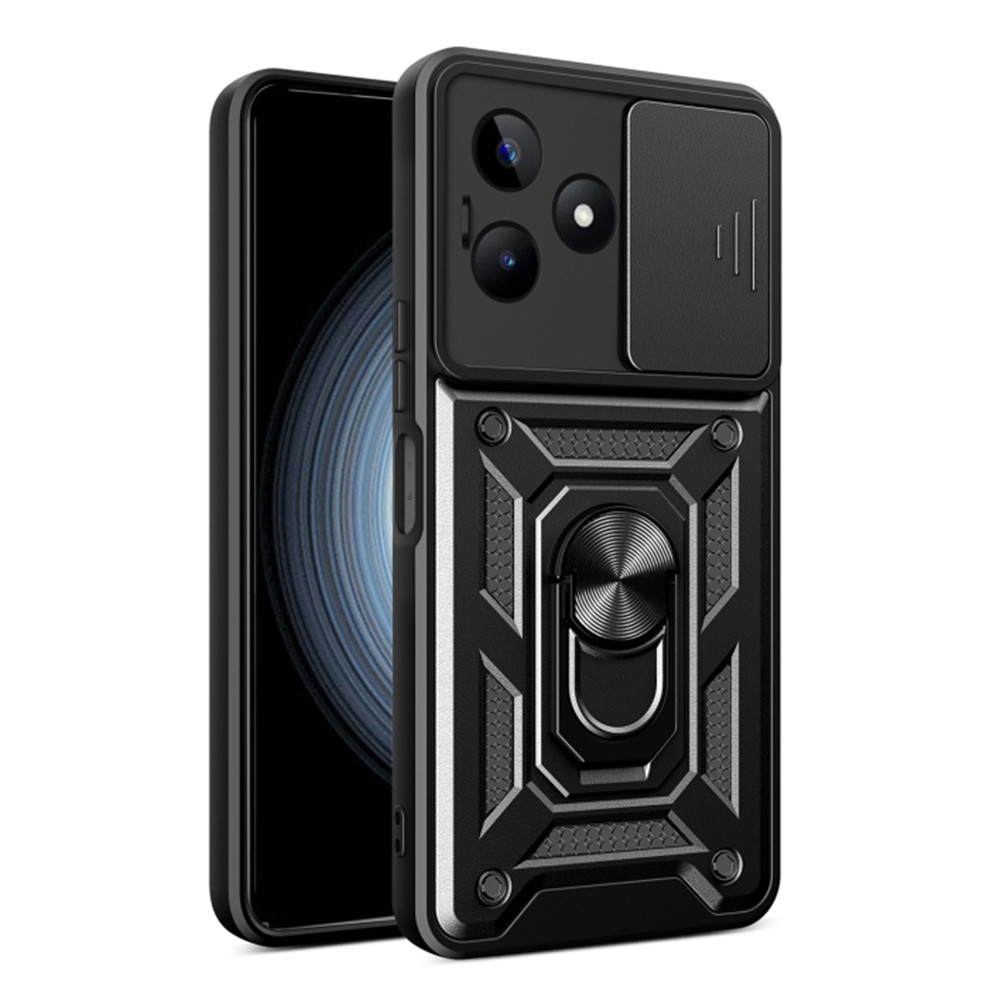 Калъф за Realme C51 / Note 50 - Techsuit CamShield Series - Черен