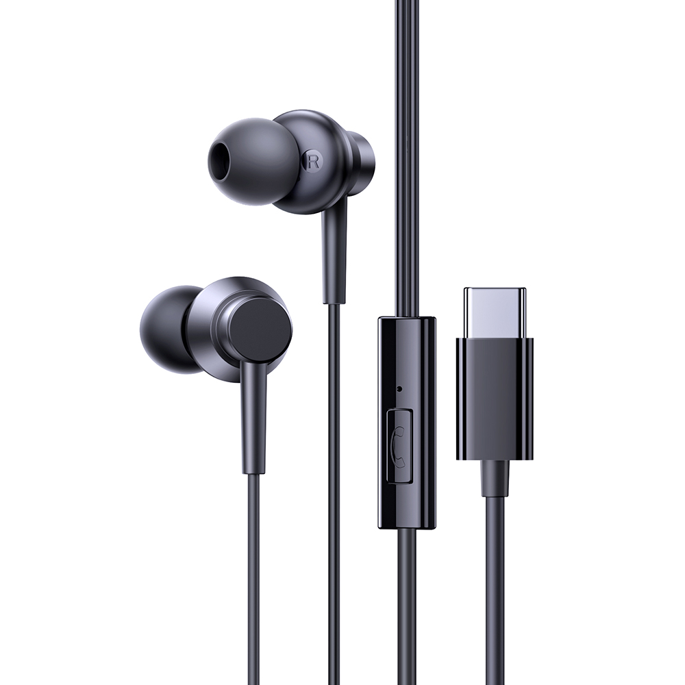 Кабелни слушалки Type-C - Baseus Encok CZ11 (A0016434300113-Z1) - клъстер черни
