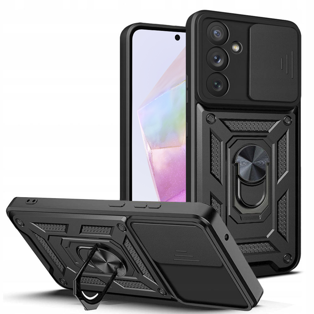 Калъф за Samsung Galaxy A35 5G - Techsuit CamShield Series - Черен