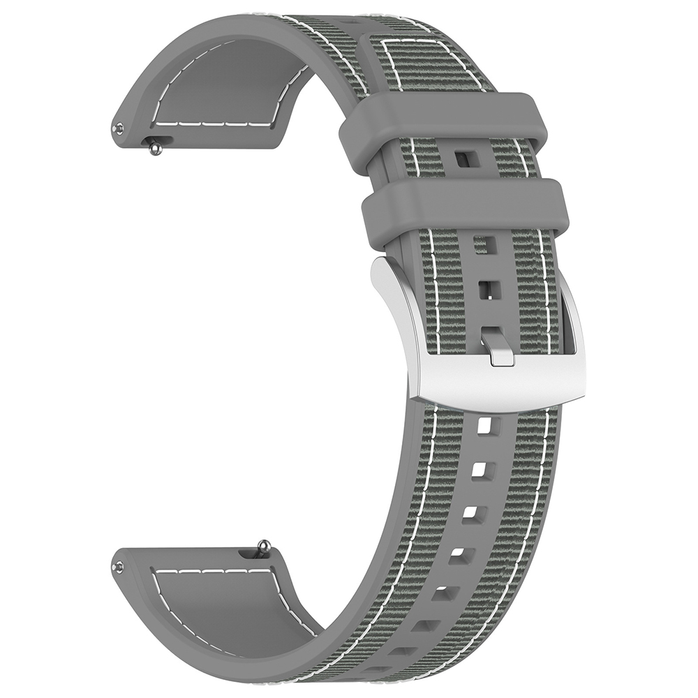 Каишка за часовник за Huawei Watch GT 2 (46 мм)/GT 2 Pro/GT 3 Pro (46 мм)/Ultimate, Xiaomi Watch S1 - Techsuit Каишка за часовник (W051) - Сив