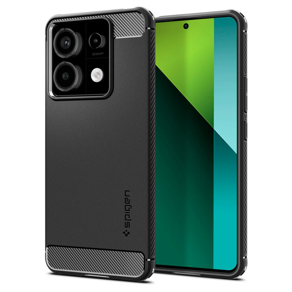 Калъф за Xiaomi Redmi Note 13 Pro 5G / Poco X6 - Spigen Rugged Armor (ACS07254) - Черен
