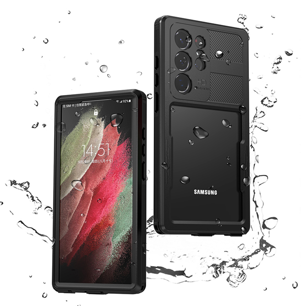 Калъф за Samsung Galaxy S23 Ultra - ShellBox Waterproof IP68 Case - Черен