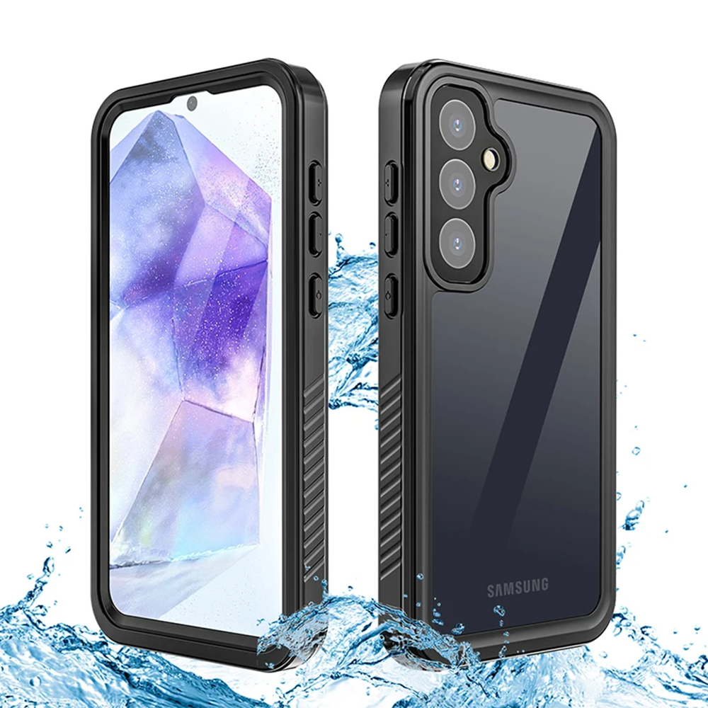 Калъф за Samsung Galaxy A55 5G - ShellBox Waterproof IP68 Case - Черен