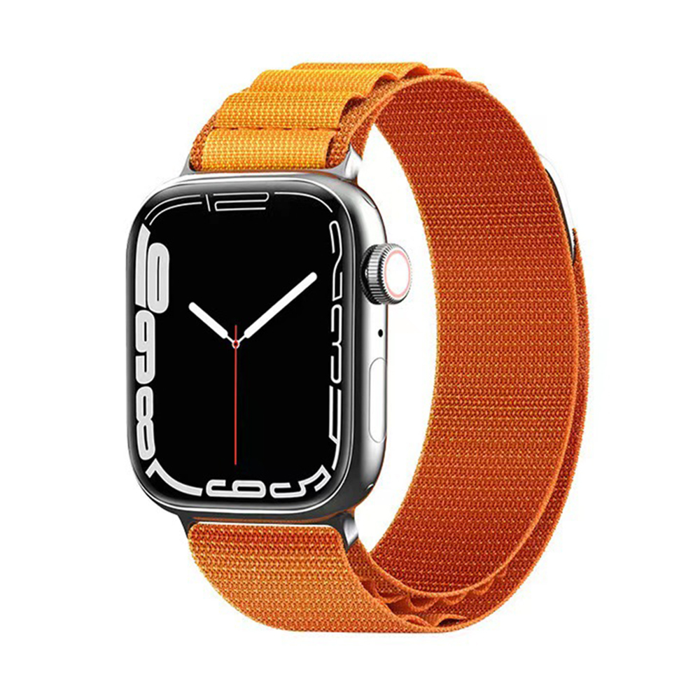 Каишка за Apple Watch 1/2/3/3/4/4/5/5/5/6/6/7/8/7/8/9/9/10/10/11/SE/SE 2/SE 3 (38/40/41/42mm) - Techsuit Watchband (W037) - Оранжев