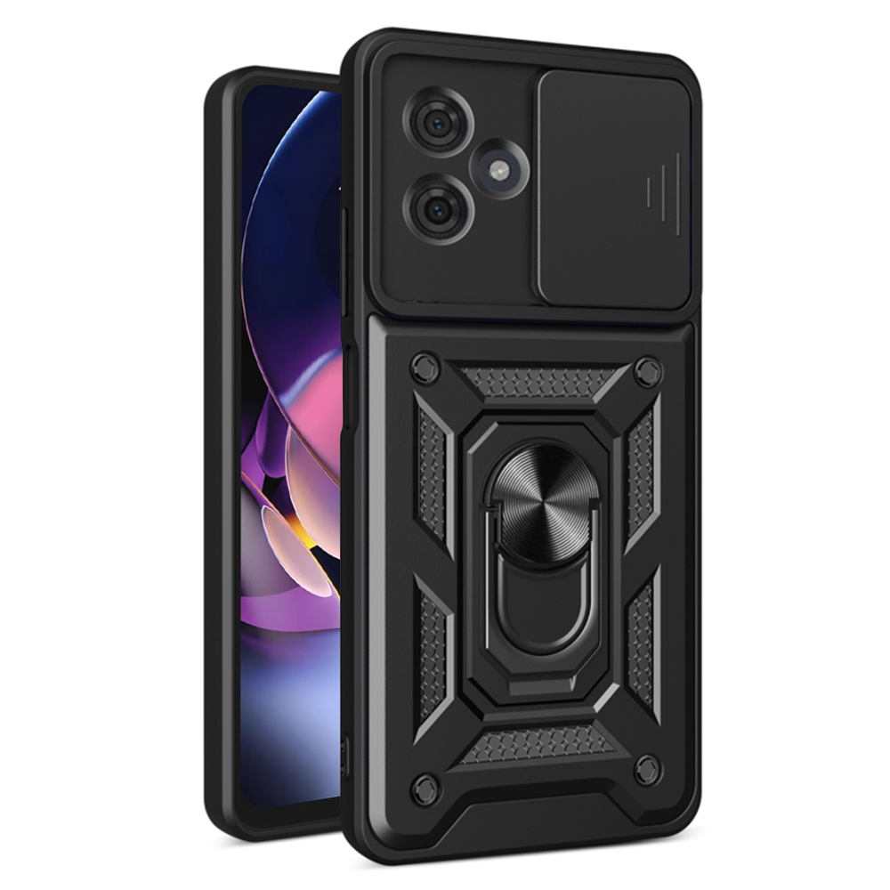 Калъф за Motorola Moto Moto G54 Power Edition / G64 - Techsuit CamShield Series - Черен
